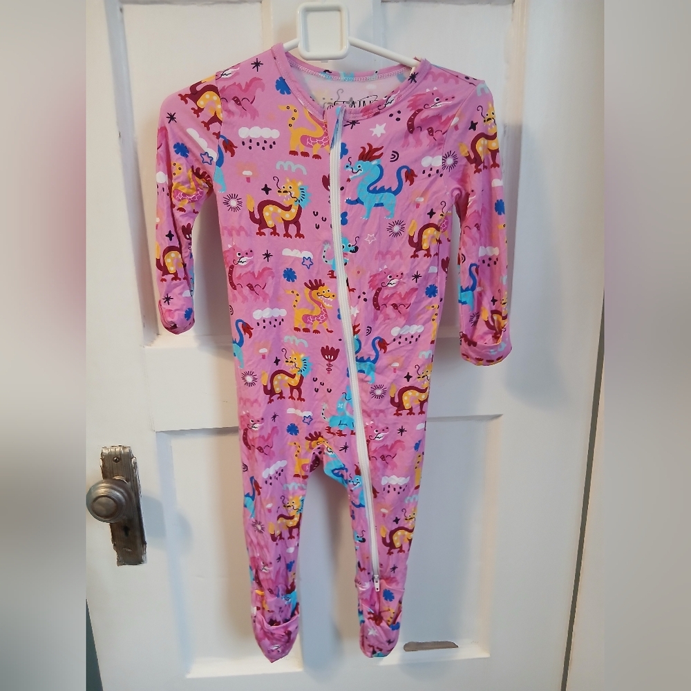 9-12m Sleeper Suit Baby Toddler Clothing Girls Chinese Dragon